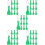 50Pcs Green Scratch Off Tool with Keychain 8