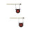 2Pcs Black Alloy Tree Mounted Hanging for Outdoor Training 8