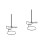2Sets Sturdy Black Stainless Doughnut Rack Reusable Party Display 7