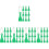50Pcs Green Scratch Off Tool with Keychain 5