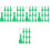 50Pcs Green Scratch Off Tool with Keychain 4