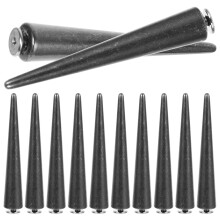 90Pcs Black DIY Punk Rivet Studs Kit for Clothing Shoes Bag Craft