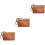 3Pièces Clutch Cuir Élégant Femme 5