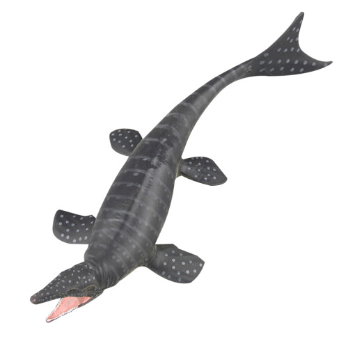 3Pcs Durable Grey Plastic Dinosaur Models for Decorative and Gift Use