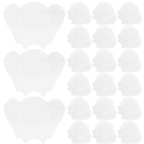 96Pcs Transparent Dessert Cups Small Plastic Pudding Mousse Party Cups