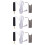 45Pcs USB Charging Electric Drill Black Cordless Rotary Tool Kit 8