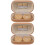 2Sets Light Brown Lens Case Box with Mirror Leakproof Contacts Storage 6