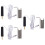 45Pcs USB Charging Electric Drill Black Cordless Rotary Tool Kit 7
