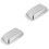 2Pcs Simple Silver Butter Box Fresh Storage Rust-Proof for Kitchen 3