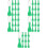50Pcs Green Scratch Off Tool with Keychain 7