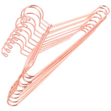 30Pcs Rose Gold Iron Mini Hangers for Doll Clothes Neat Organization