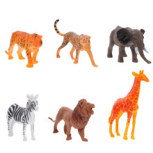 18Pcs Miniature Animal Toys Assorted Color for Kids and Home Use