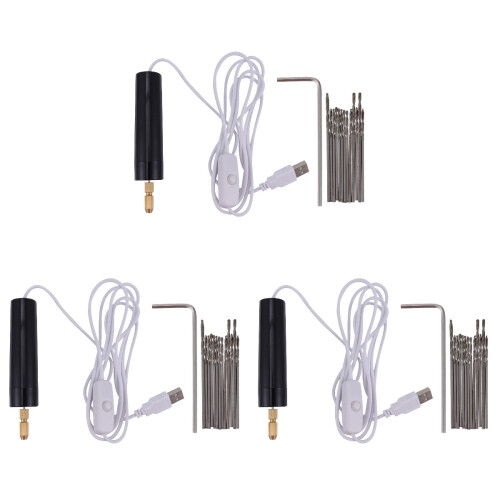 45Pcs USB Charging Electric Drill Black Cordless Rotary Tool Kit 1