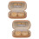 2Sets Light Brown Lens Case Box with Mirror Leakproof Contacts Storage 8