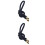 2Pcs Black Fabric Lined Drawstring for Crossbody Bucket Bag 5