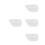 4Pcs White Ceramic Mini Milk Pitchers for Coffee Tea Sauce Serving 2