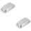 2Pcs Simple Silver Butter Box Fresh Storage Rust-Proof for Kitchen 5
