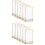12Pcs Acrylic Clear Sign Holders Document Displays 5