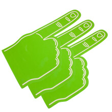 12Pcs Comfortable Foams Finger Cheer Props for Football Parties