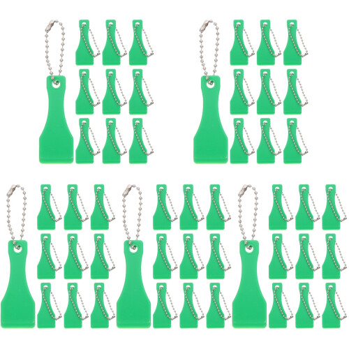 50Pcs Green Scratch Off Tool with Keychain 1