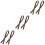 6Pcs Fine Craftsmanship Wrist Strap and Tote Bag Handle Set 4