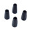 12Pcs Hexagonal Black Plastic Screw Caps for Bike Thread Protection 9