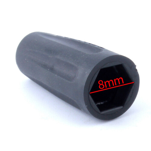 12Pcs Hexagonal Black Plastic Screw Caps for Bike Thread Protection 1