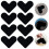 16Pcs Practical PU Carpet Tape for Area Rugs Black 11