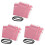 3Pcs Arab Headscarf Men Shemagh Neck Wrap Polyester Assorted Colors 2