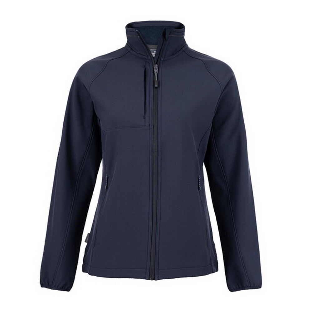 Craghoppers Women's Dark / Expert Basecamp Soft Shell Jacket - Navy - 16 Uk - Navy - 94% Polyester/6% Elastane - Image 2