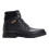 (8 UK, Black) Base London Mens Bradley Leather Ankle Boots 3