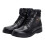 (7 UK, Black) Base London Mens Bradley Leather Ankle Boots 4