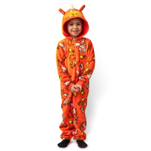 (5-6 Years) Gruffalo & Friends Onesie (Unisex Kids Orange)
