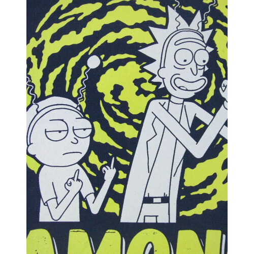 Rick And Morty Rick And Morty Sweatshirt (Mens Blue) 2