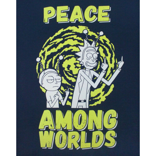Rick And Morty Rick And Morty Sweatshirt (Mens Blue) 1
