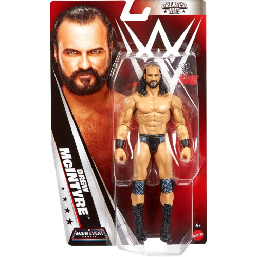 Hot Wheels WWE Main Event: Drew McIntyre 6" Figure Mattel JHH99