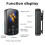 MP3-08 Noir 8/16/32/64 Go 6x3.5x1.2 cm Bluetooth 5.4 7