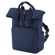(One Size, Navy Dusk) Bagbase Mini Recycled Twin Handle Backpack