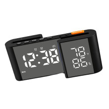 Bedroom Alarm Clocks With Temperature Display And Easy-1