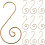 Christmas Ornament Hooks Metal S-Hooks 120 PCS 1