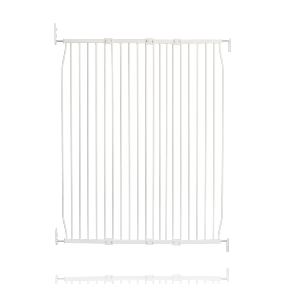 (120Cm - 130Cm, ) Extra Tall Eco Screw Fit Baby Gate White Safetots