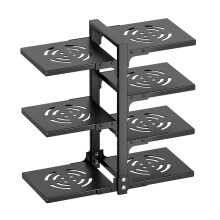 High Quality Iron Pots Storage Rack Convenient Iron Art-Black