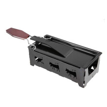 Portable Cheese-Raclette Non-Stick Baking Tray Stove Set,Home Kitchen Grilling Tool with Wood Handle,Cheese Stove