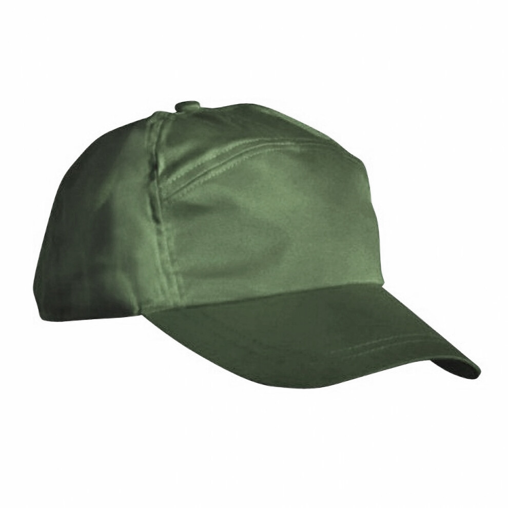 Result (One Size, Bottle Green) Unisex Plain Baseball Cap (Pack Of 2)