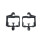 2pcs 30721386 Rear Trunk Warning Triangle Anchor Mount Bracket Clip for  S90 V90 S60L 2020-2021 Triangle Fixed Clip 1