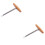 2Pièces De Trou Guitare Manche En Bois Avec Multi 6