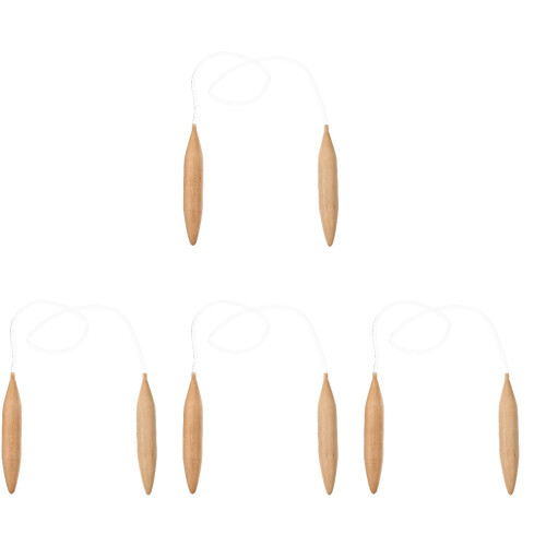 4Pièces Aiguilles À Tricot En Bois Multi-Usage Pour Tapis Pulls 1