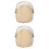 2Pièces Panier De Rangement Bambou Khaki Couvercle En Filet 5