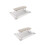 2Pièces Repose-Main Nails PU Gris Confortable Pour Art Et Ongles 9
