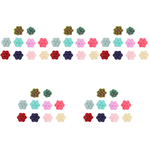 50Pièces Oreilles Succulentes Décoratives Couleurs Variées 2
